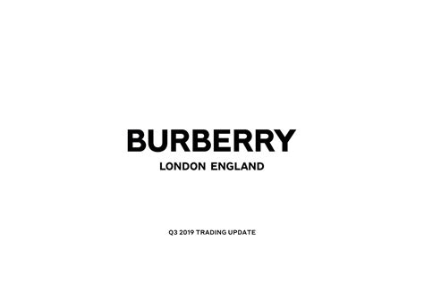 burberry q3 results|burberry plc results today.